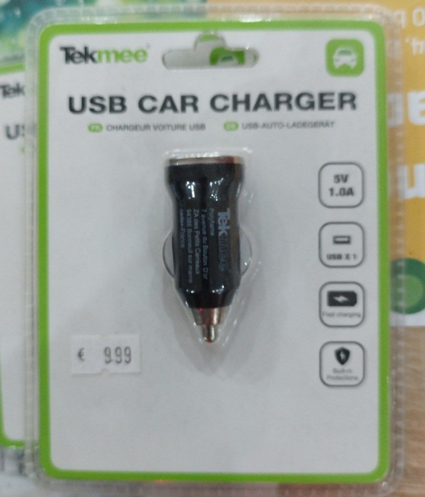 Tekmee 1USB Car Charger 1fach