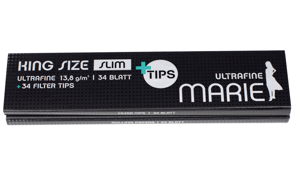 Marie King Size Slim 34 Blatt + Tips