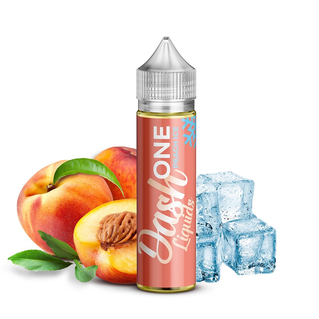 Dash - Peach Ice 10 ml in 60 ml Flasche