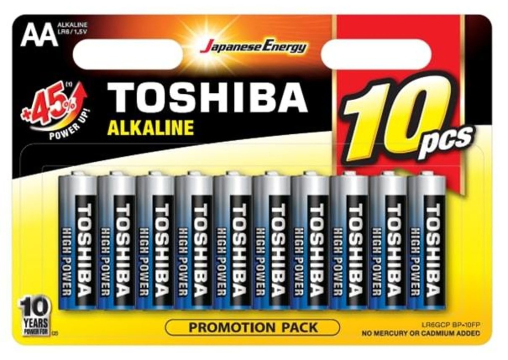 TOSHIBA Batterie AA LR06, 10er BL