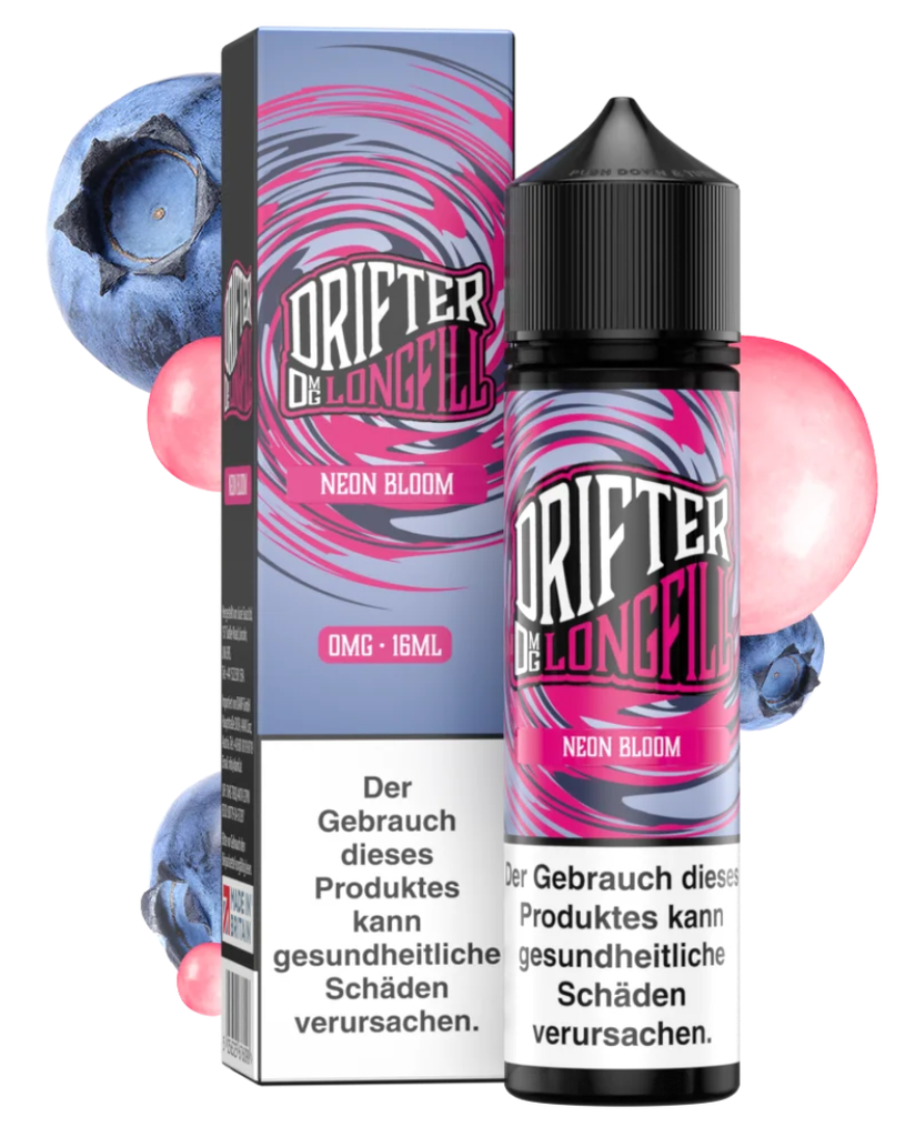 Drifter Heidelbeere Kaugummi 10/60 (Neon Bloom)