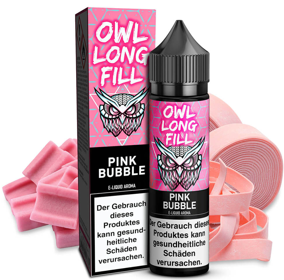 OWL Salt Pink Bubble (Kaugummi) – 10ml Aroma (Longfill)