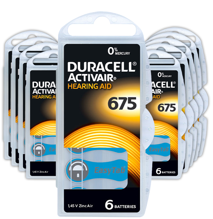 Duracell Activair Hörgeräte Batterien ( 675 / PR44 ) 6 Stk.