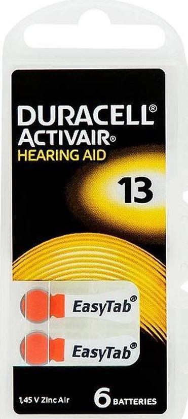 Duracell Activair Hörgeräte Batterien ( 13 / PR48 ) 6 Stk.