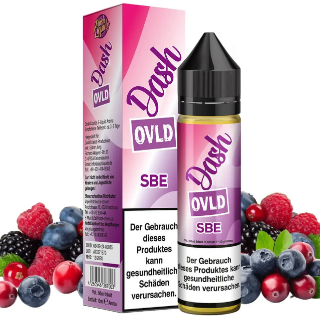 Dash Overload - Sweet Berries (SBE) – 10ml Aroma (Longfill)