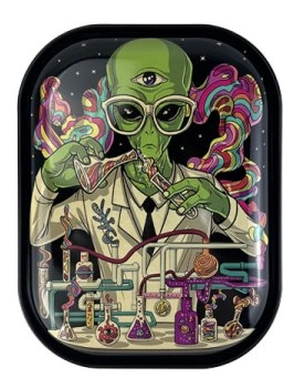[P0018535] Alien Rolling Tray M  18x14x1.5cm