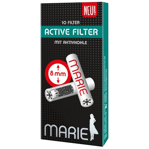 [P0023643] Marie Aktive Filter 8mm 10 Stk.