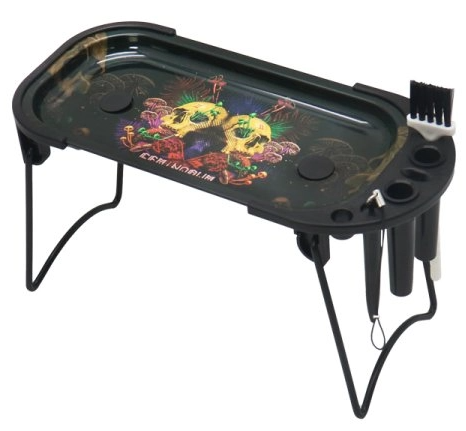 [P0024062] Rolling Tray Console "GEMINORUM" 21,6x9,8cm