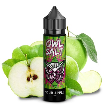 [P0024412] OWL Salt Green Shock (Sour Apple) – 10ml Aroma (Longfill)