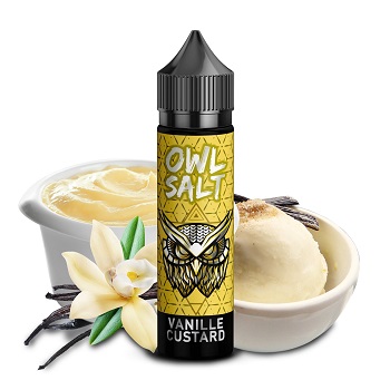 [P0024413] OWL Salt Golden Fluffy (Vanille Custard) – 10ml Aroma (Longfill)