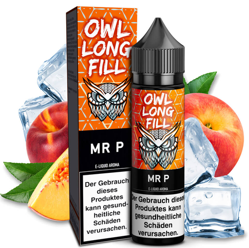 [P0024584] OWL Salt Mr P (Peach Ice) – 10ml Aroma (Longfill)