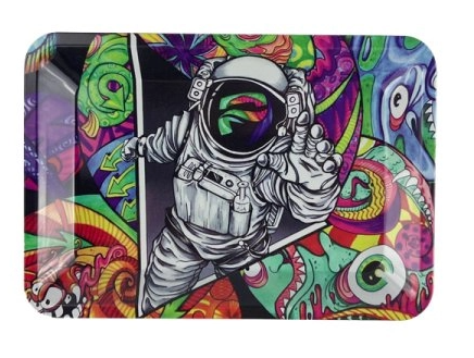 [P0024632] Astronaut Tin Tray (180x125mm)